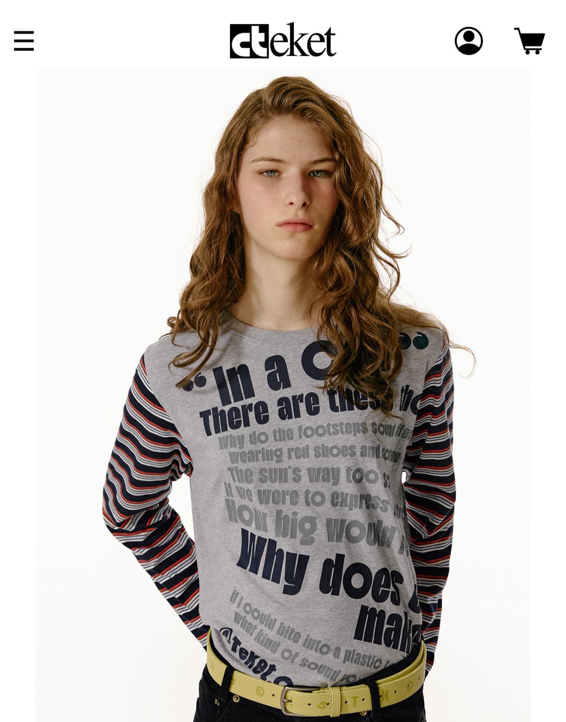 테켓 Think Swell Stripe L/S Tee  상품이미지1
