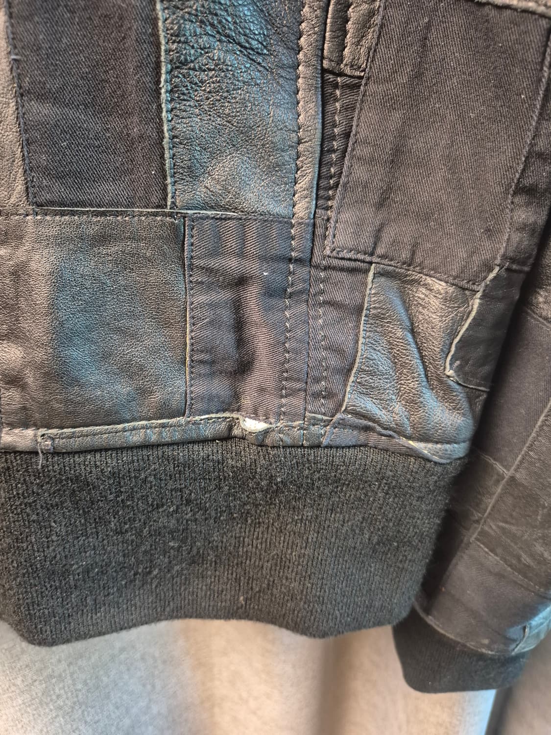 딕 비켐버그 레더 패치 집업 자켓 50 상품이미지8