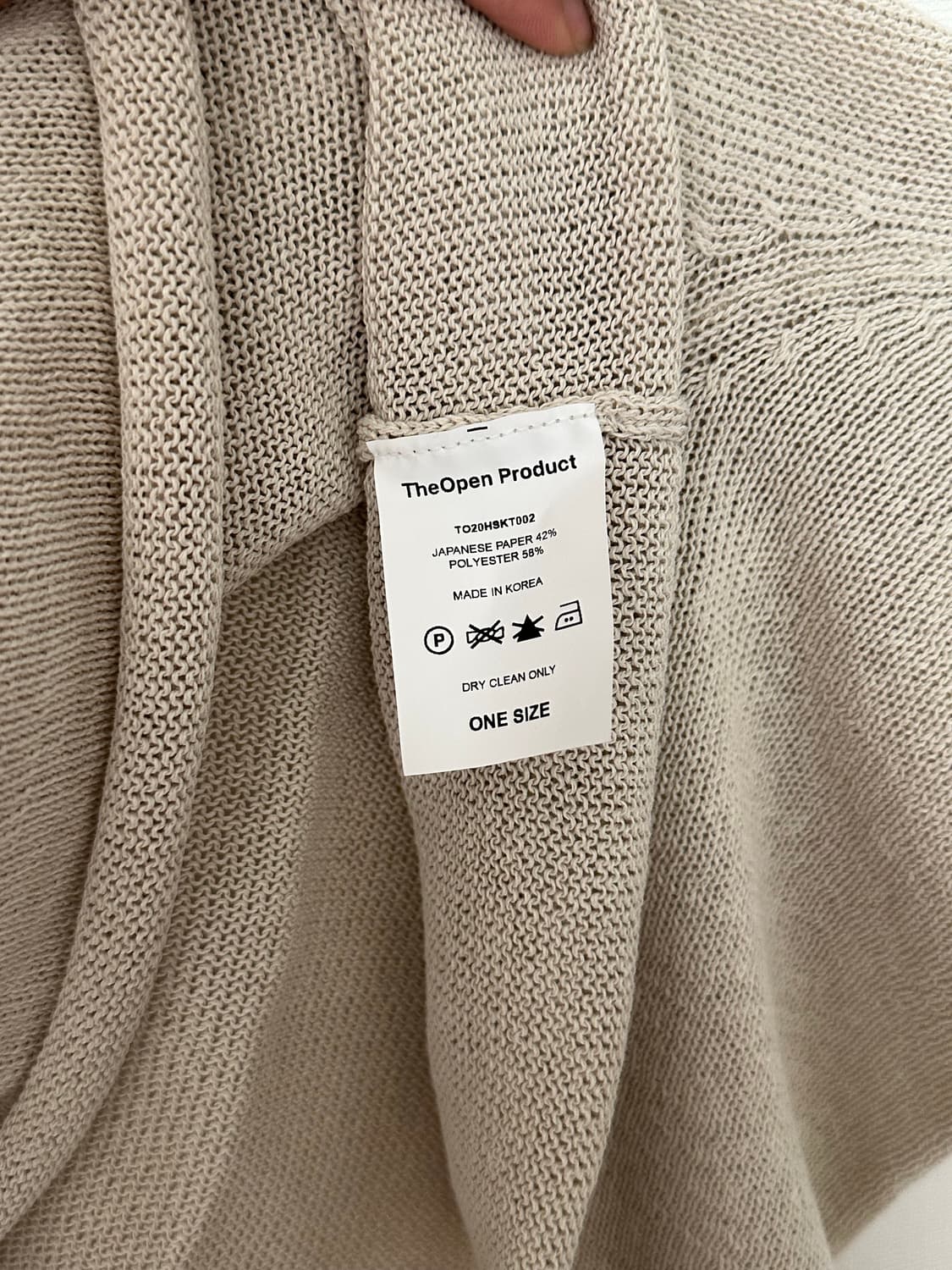 더오픈프로덕트 오픈와이와이 크롭 니트 상품이미지3