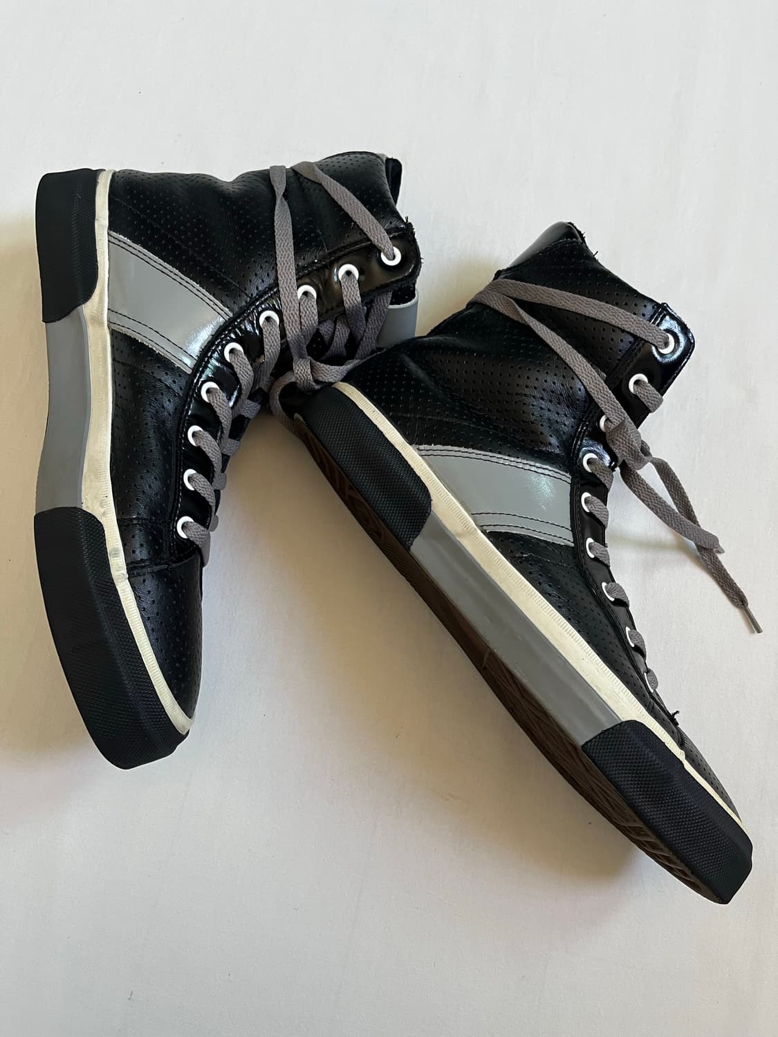 nil admirari leather high-cut sneakers 상품이미지5