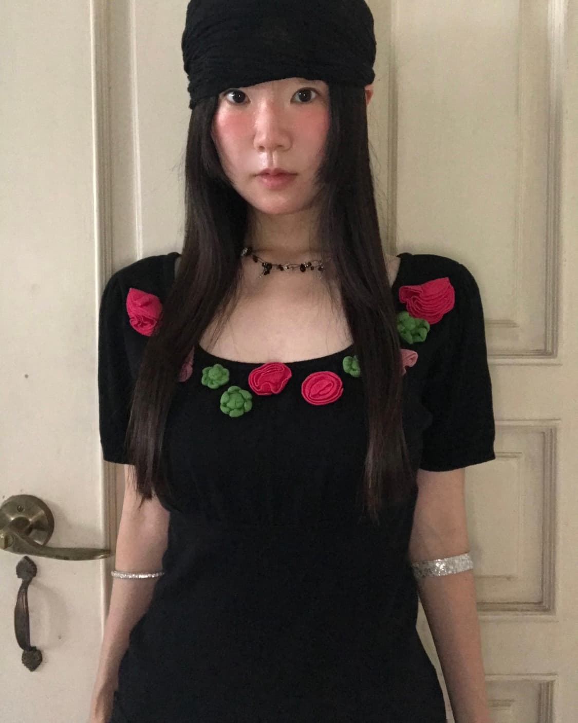  vintage flower knit 상품이미지1