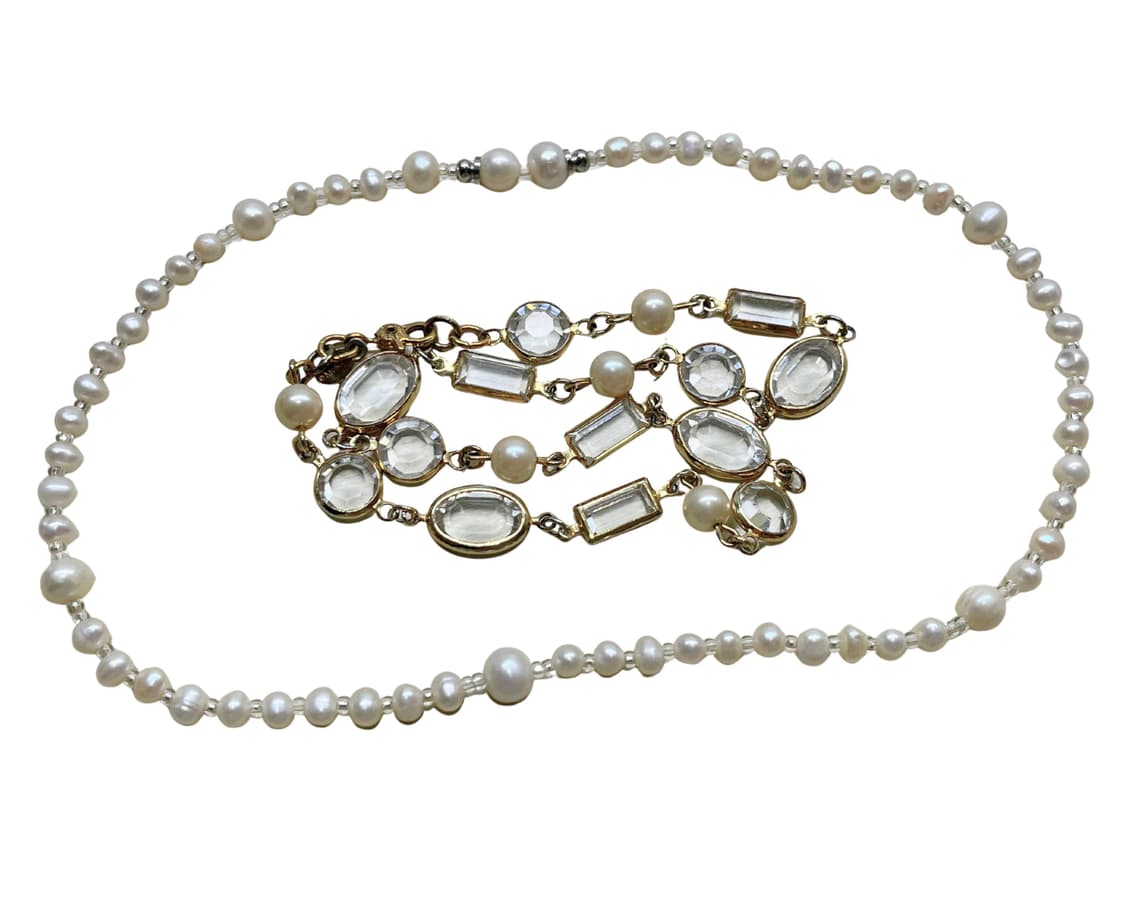 [RARE] MONET 모넷 빈티지 크리스탈 초커 상품이미지4