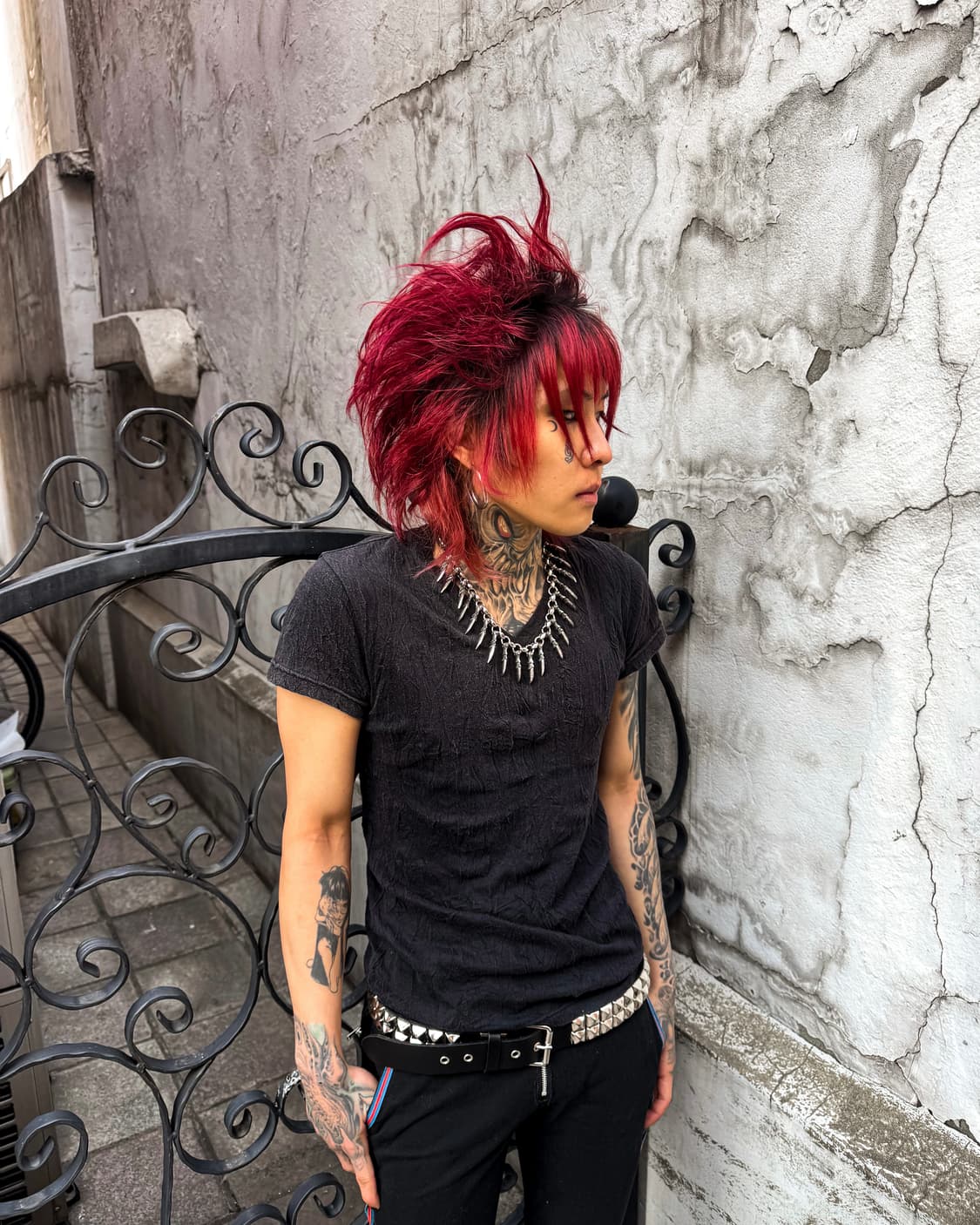 MIDAS - V-neck T-shirt 상품이미지1