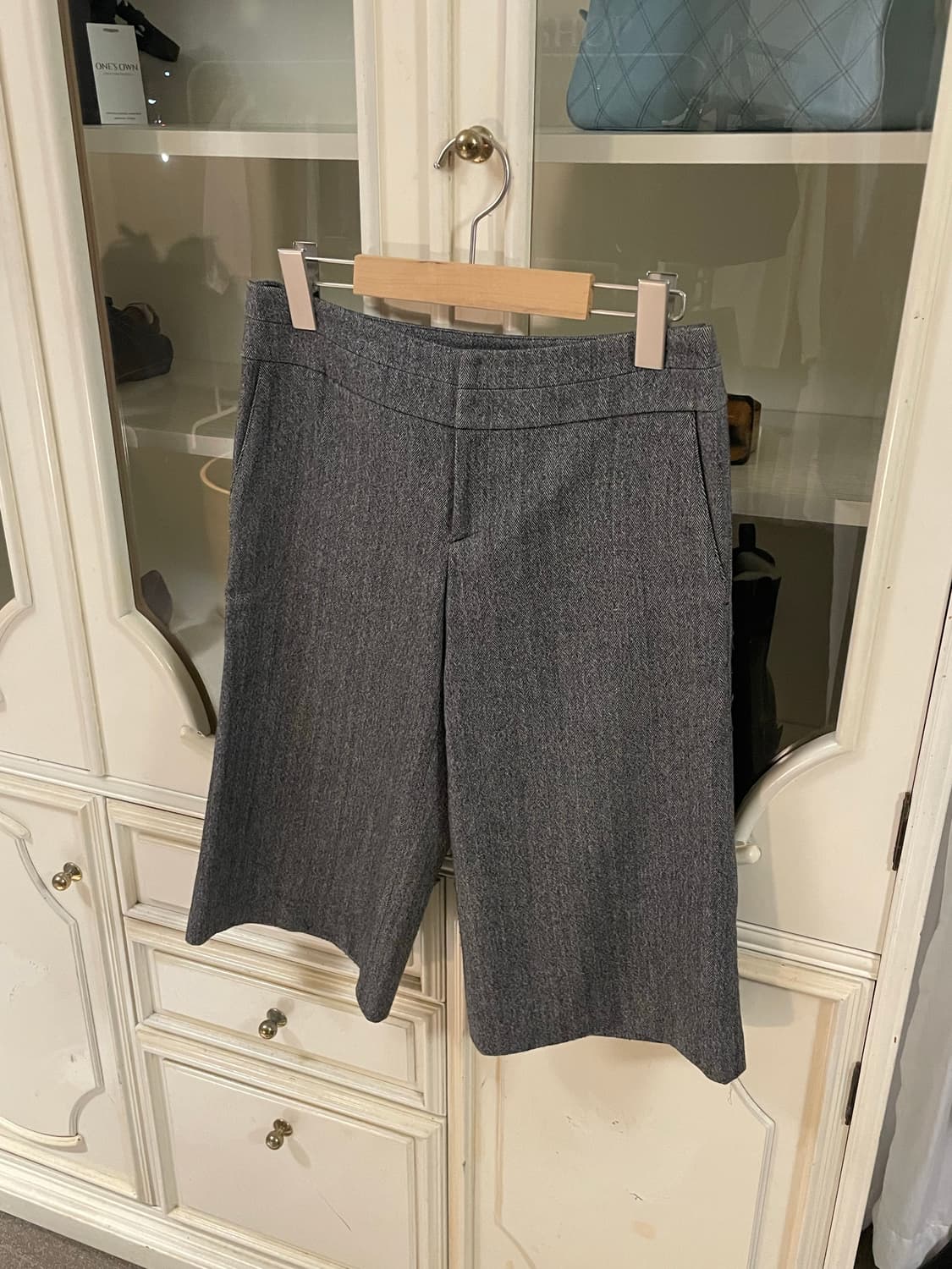 vintage herringbone wool half pants 상품이미지1