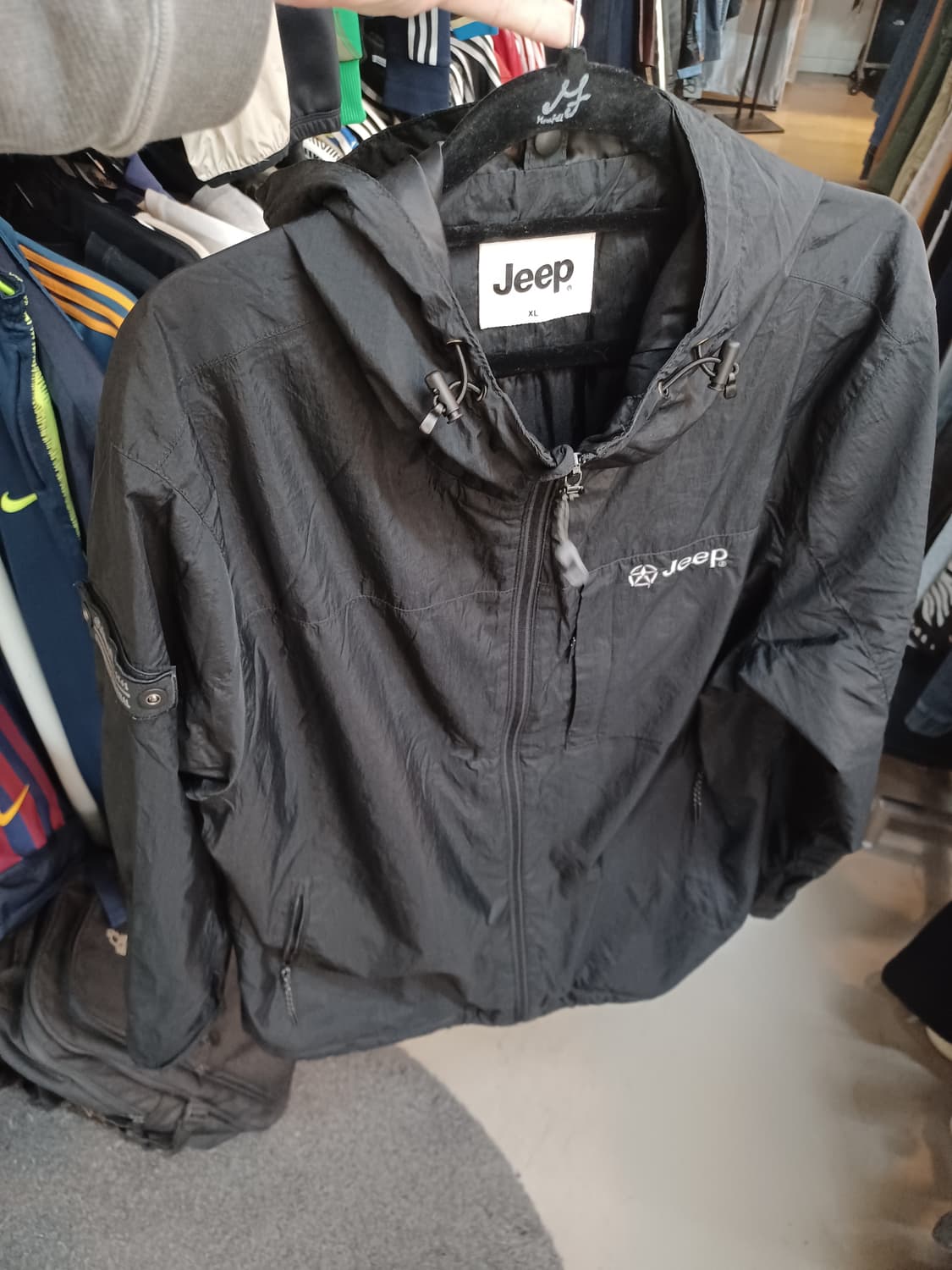 지프 우븐 바람막이 자켓 xl 상품이미지7