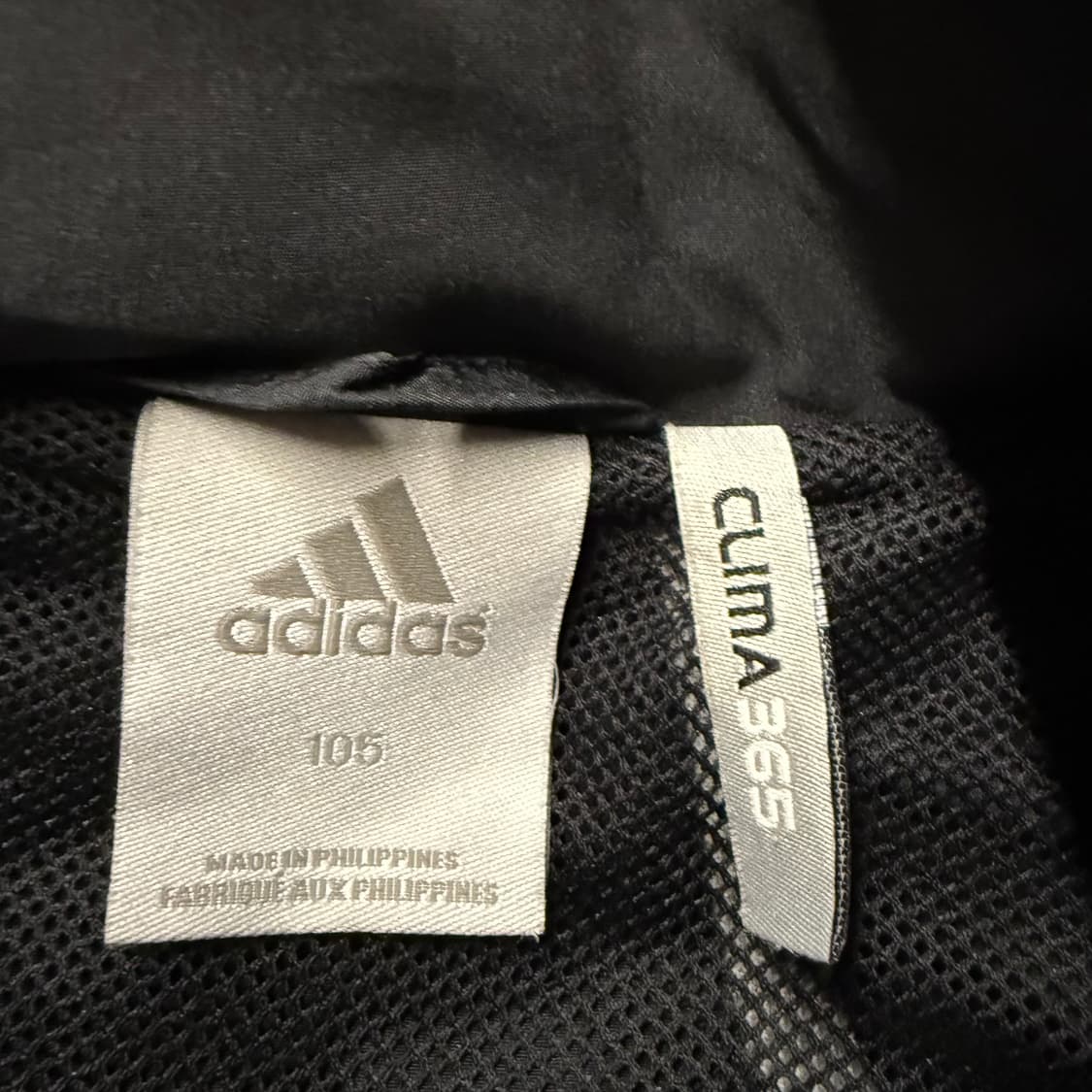 [정품/105] 아디다스 블랙 삼선 트랙탑 져지 바람막이 b16 상품이미지5
