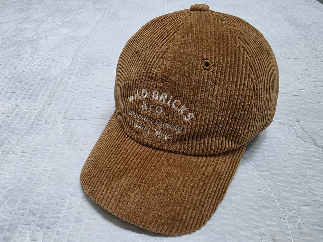 와일드브릭스 코듀로이 브라운 모자 볼캡 wild bricks 상품이미지1