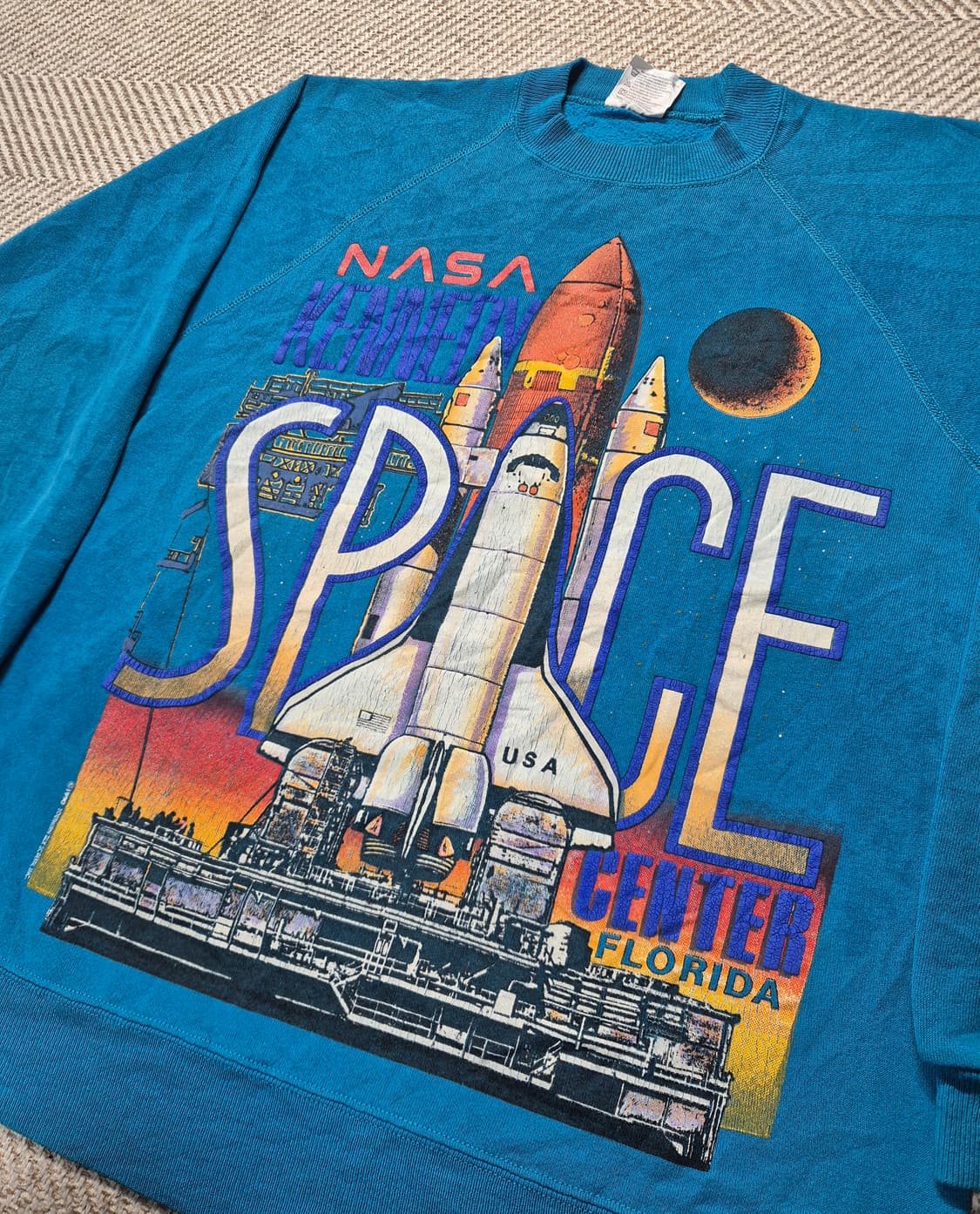 90s NASA 우주센터 스웻 상품이미지1