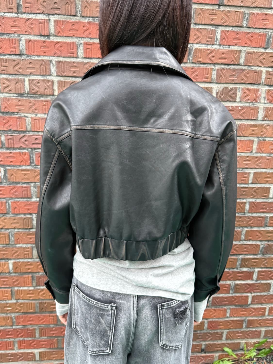 LAFUDGE OUR WOMAN 가죽자켓 상품이미지4