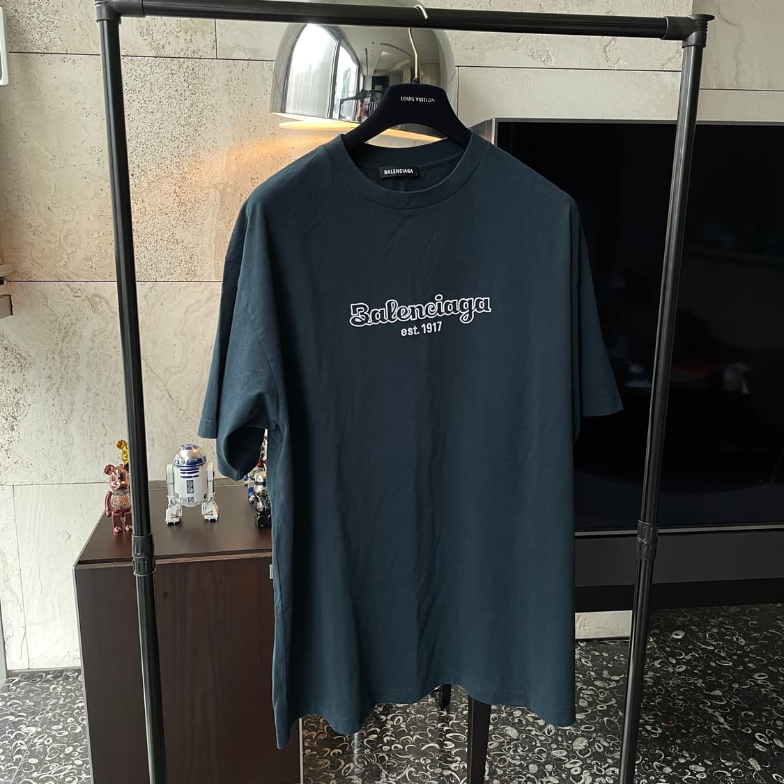 발렌시아가 볼드 자수 1917 반팔티 상품이미지1