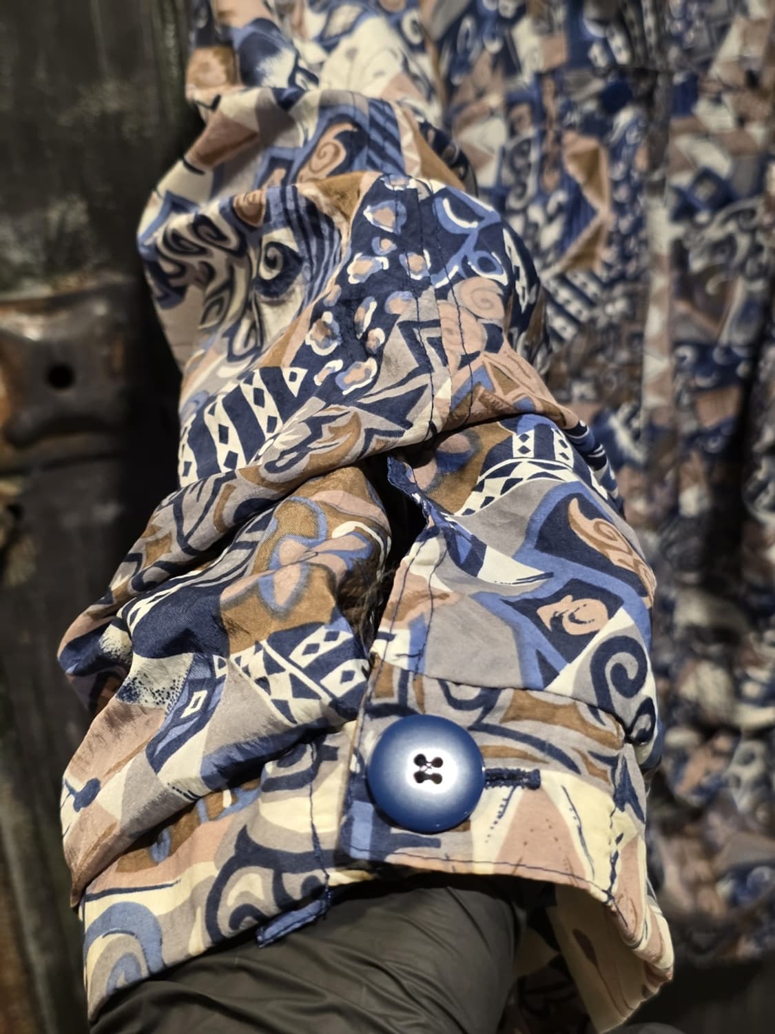 80sGeometricAbstract Pattern Windbreaker 상품이미지5