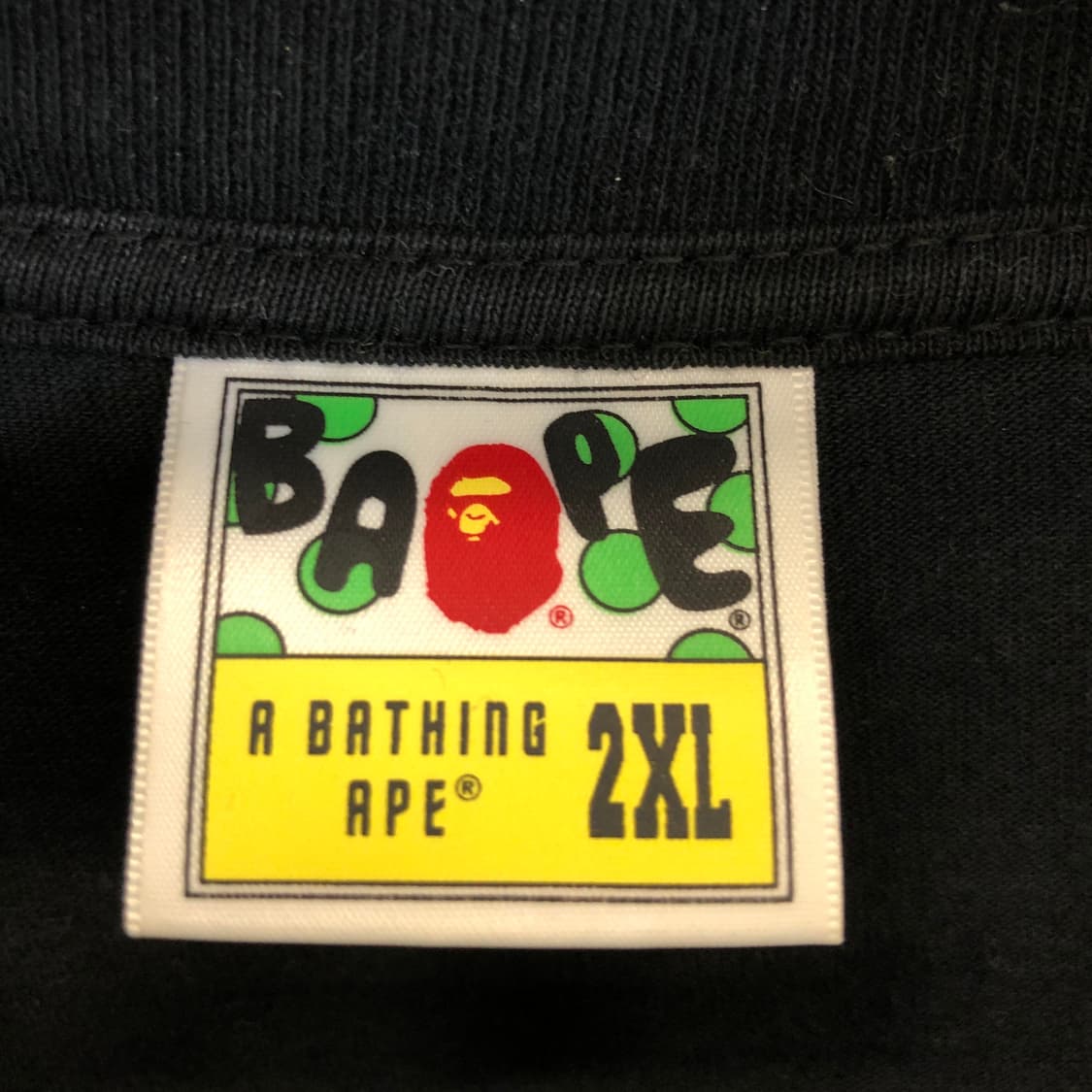 베이프 글리터 빅 에이프 반팔 2XL 퍼플 상품이미지5