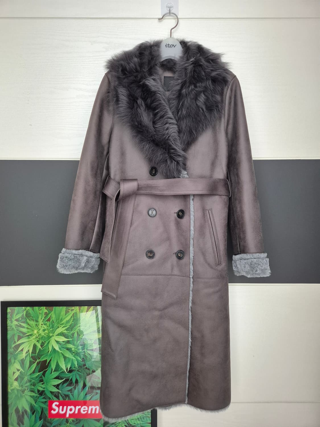 ITOV. 아이토브 롱무스탕 상품이미지1