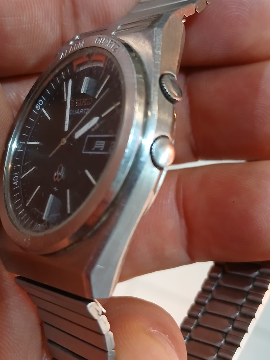 빈티지 세이코 알람쿼츠 시계 상품이미지2