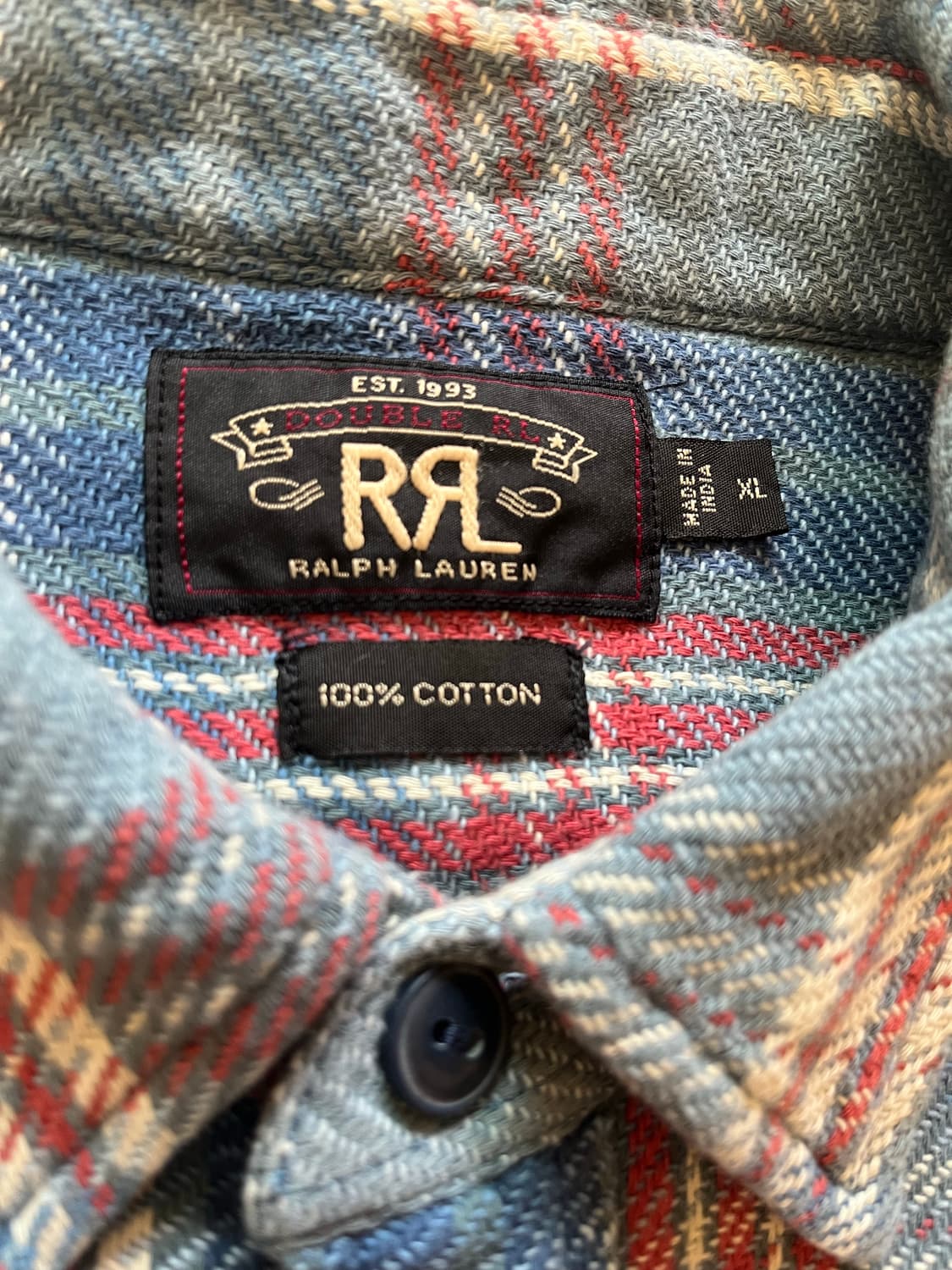 90’s RRL FLANNEL PLAIDS SHIRTS 상품이미지7