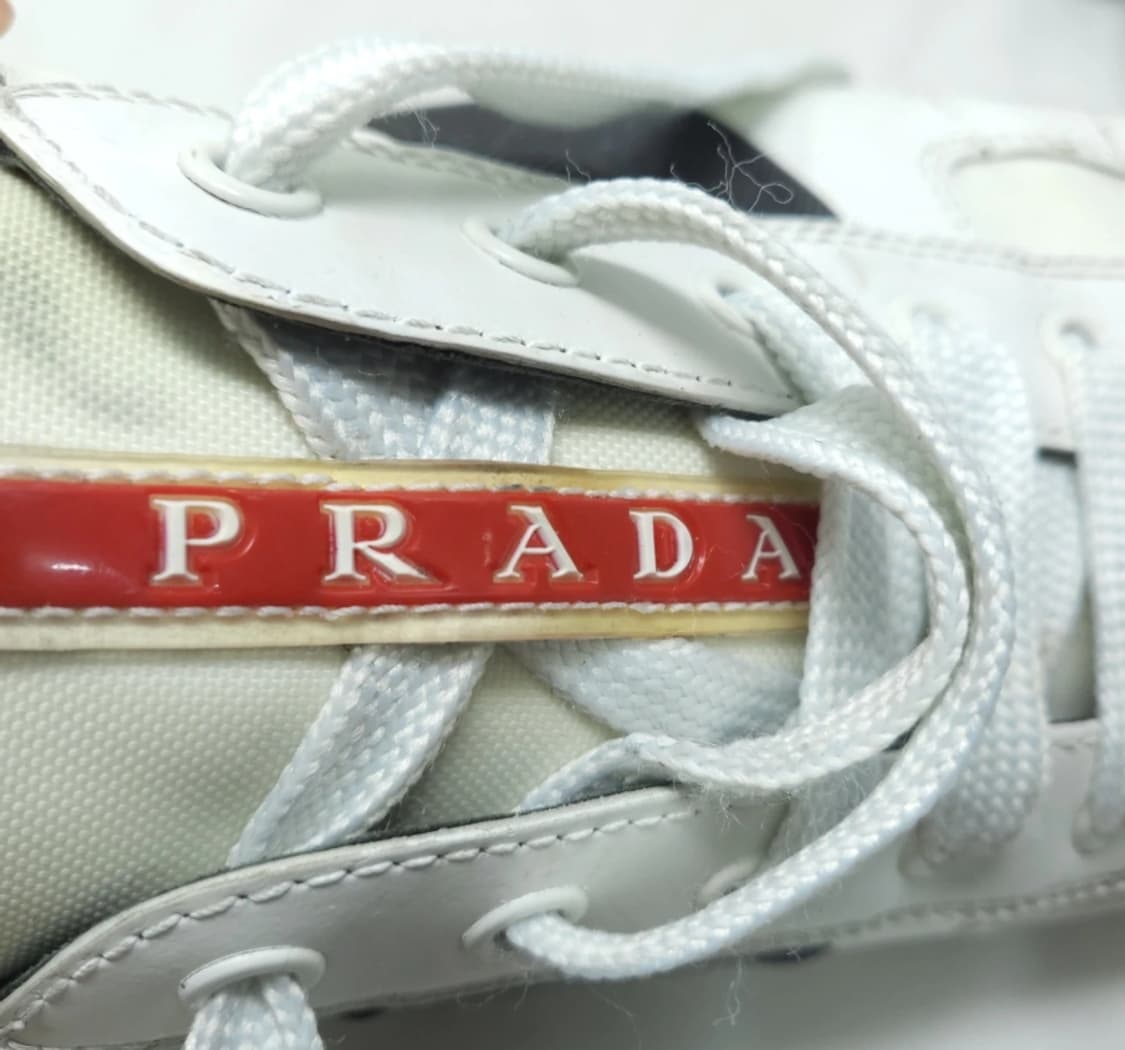 프라다 스니커즈 화이트 블랙 255~260 정품 상품이미지6