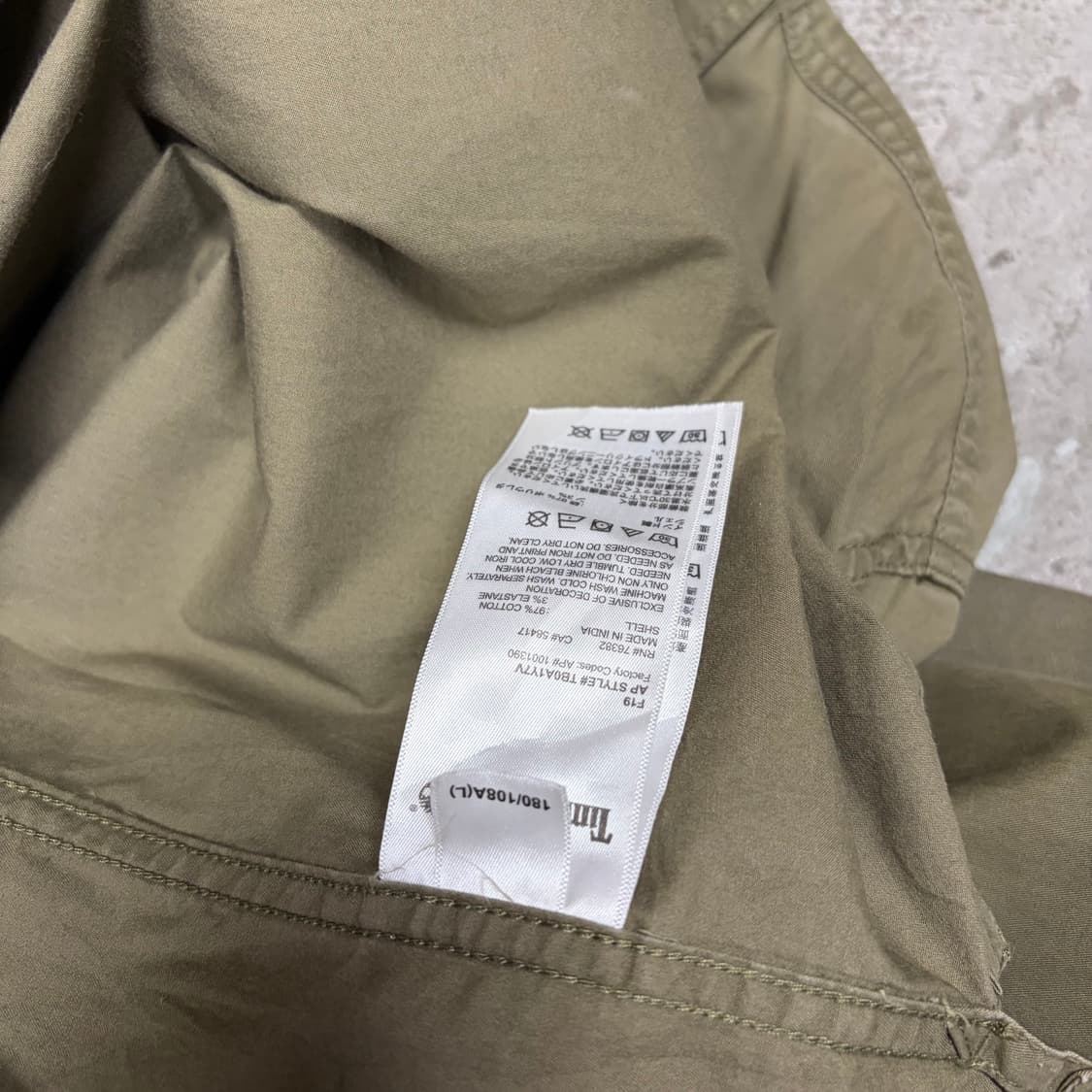 팀버랜드 카키 워크 셔츠[2336] 상품이미지8