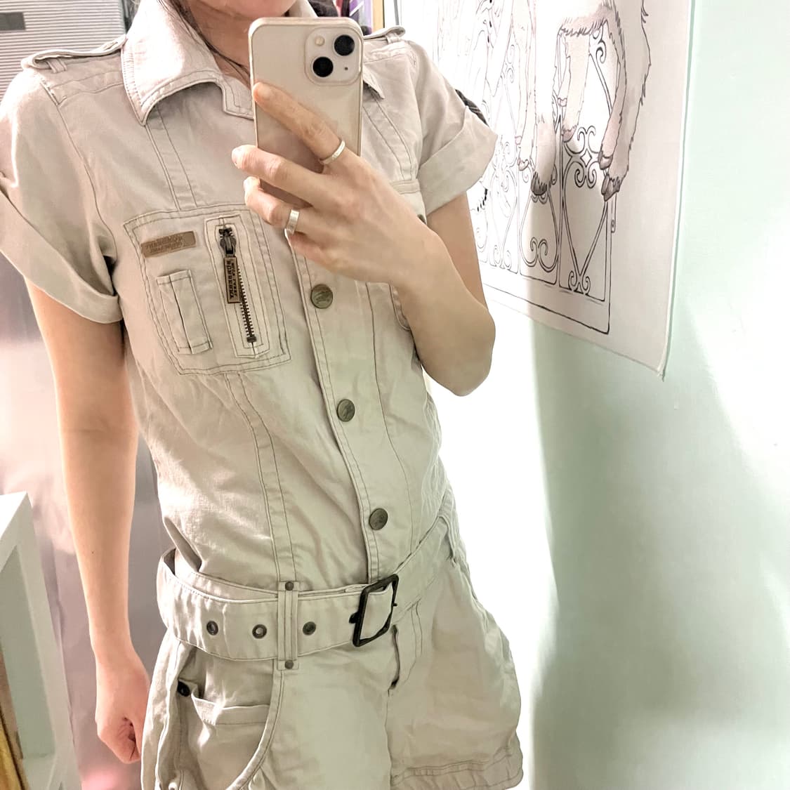 버버리 블루라벨 사파리 점프수트  상품이미지3