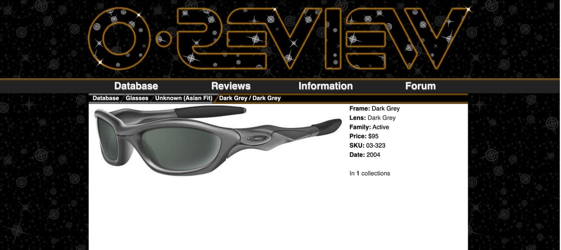 오클리 언노운 다크 그레이 아시안핏 상품이미지2