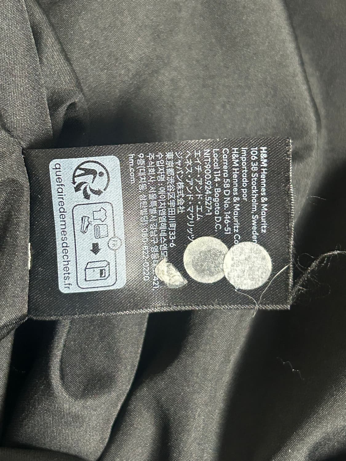 H&M 블랙패딩 상품이미지5