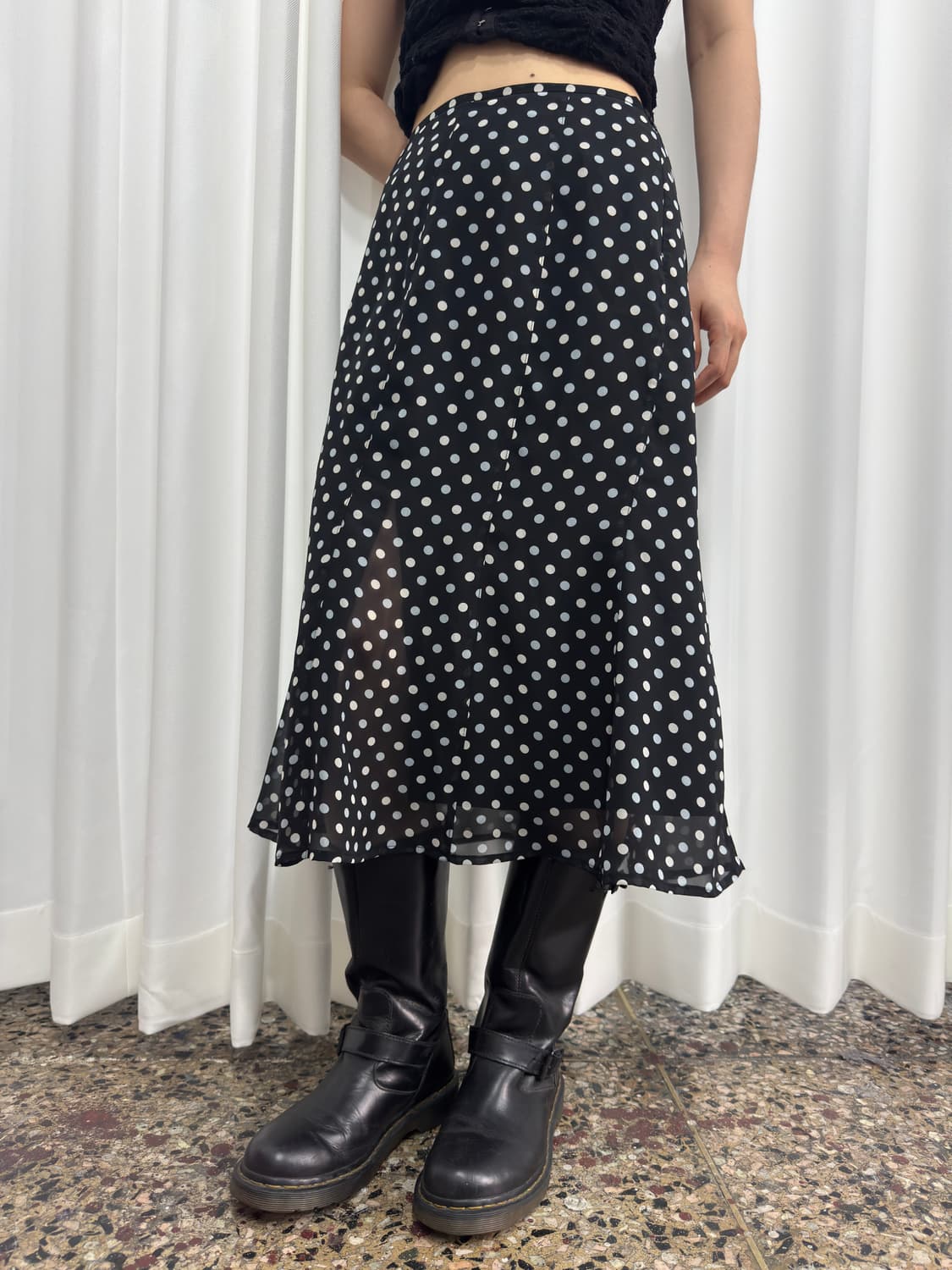dot midi skirt 상품이미지3