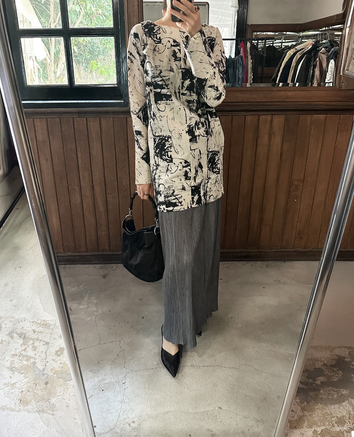 MARNI print cotton blouse onepiece 상품이미지1
