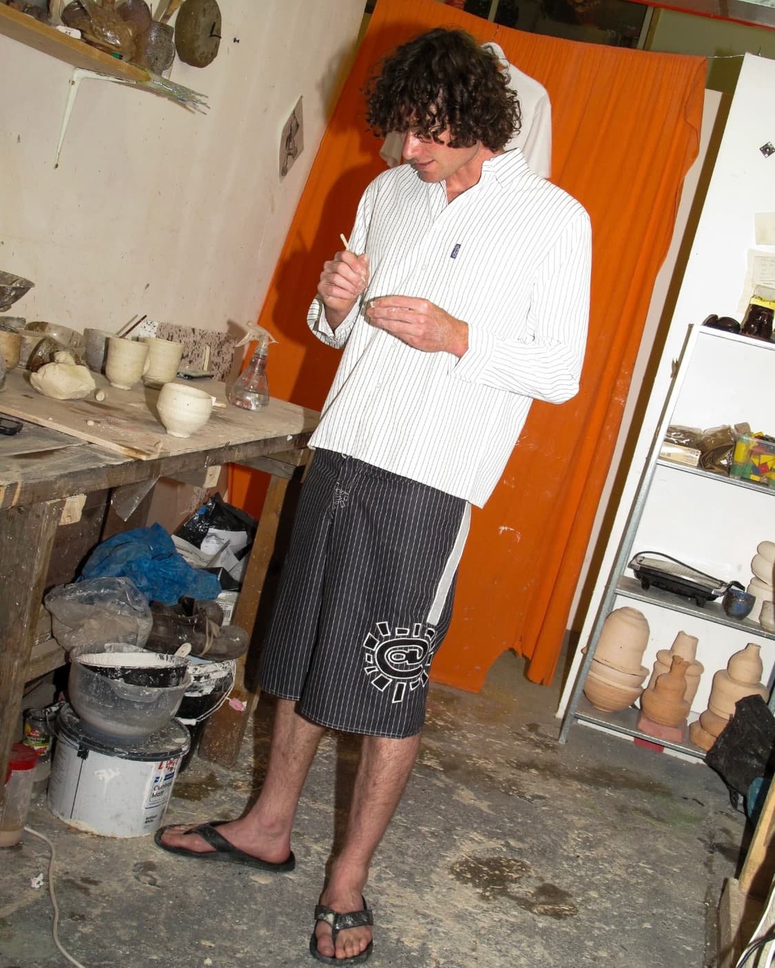 [32] 올웨이즈 보드 쇼츠 _ 스트라이프 상품이미지2