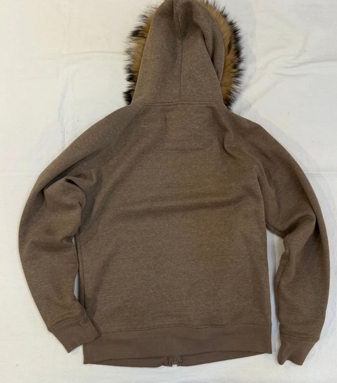 Abecrombie 아베크롬비 울프죠 퍼 후드집업 브라운 상품이미지2