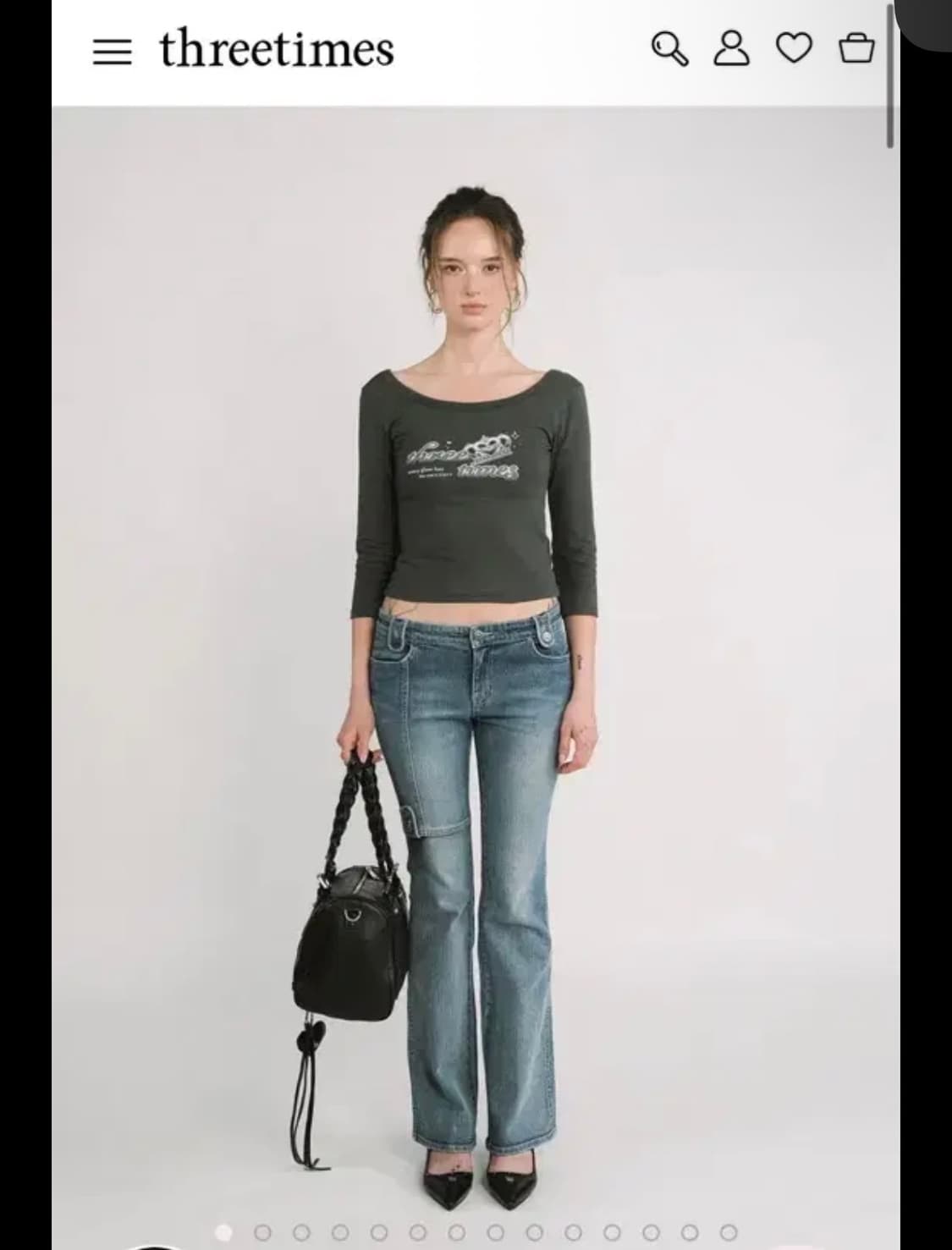 쓰리타임즈 아바 부츠컷 진 상품이미지1