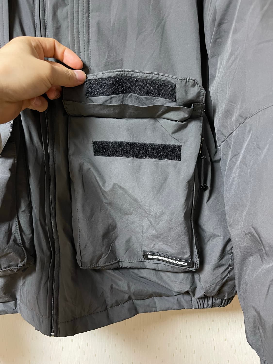 세컨모놀로그 커스텀어클락 에어포스 덕다운 패딩자켓 XL 상품이미지9