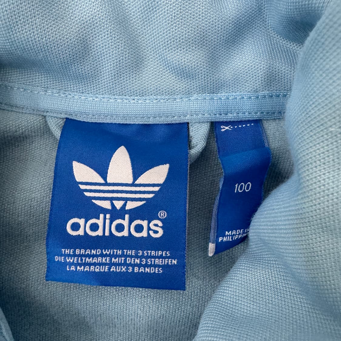 100 아디다스 독일 축구대표팀 스카이블루 트랙탑 져지 상품이미지8