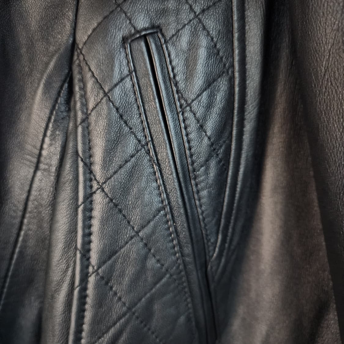 city Gee 블랙 양가죽 후드 라이더 자켓 상품이미지5