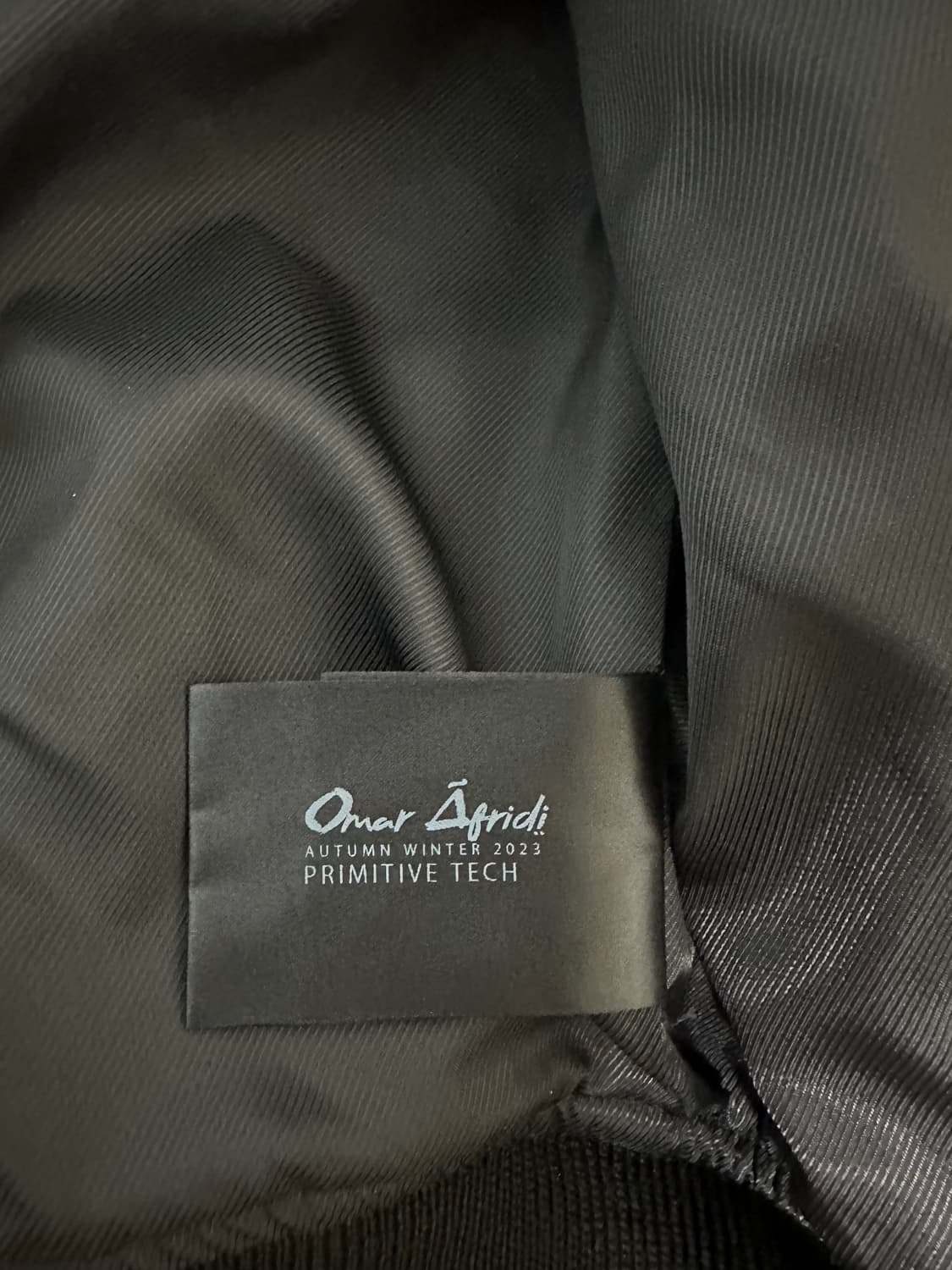 [48] omar afridi black bomber blouson 상품이미지4