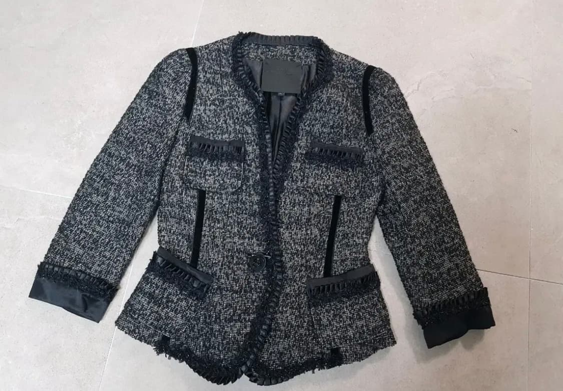 오즈세컨 트위드 자켓 44 상품이미지4