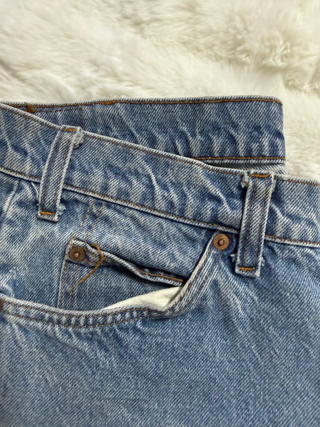 [32] 80s 빈티지 리바이스 오렌지탭 517 연청 상품이미지9