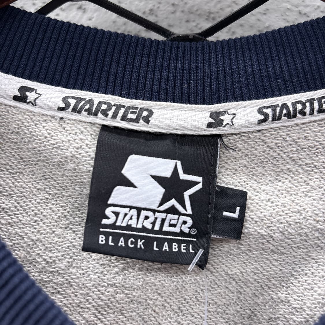 스타터 USA 트레이닝 스웻셔츠 후면그래픽 디테일 그레이 상품이미지7