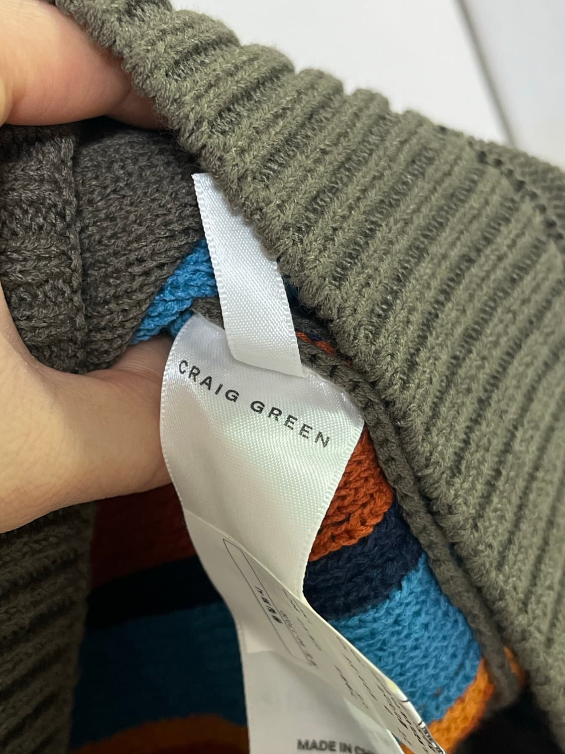 크레이그 그린 테이프 니트 S / 새상품 상품이미지9