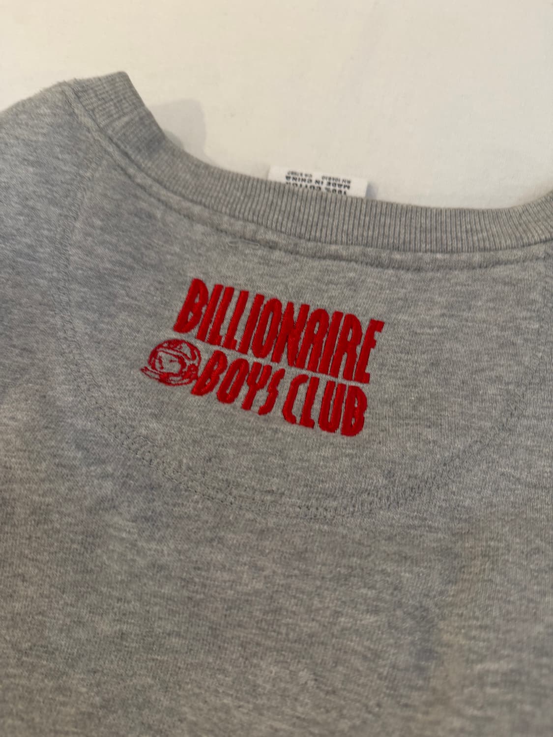 BBC 빌리어네어 보이즈 클럽 빅로고 우주인 맨투맨 그레이 상품이미지4
