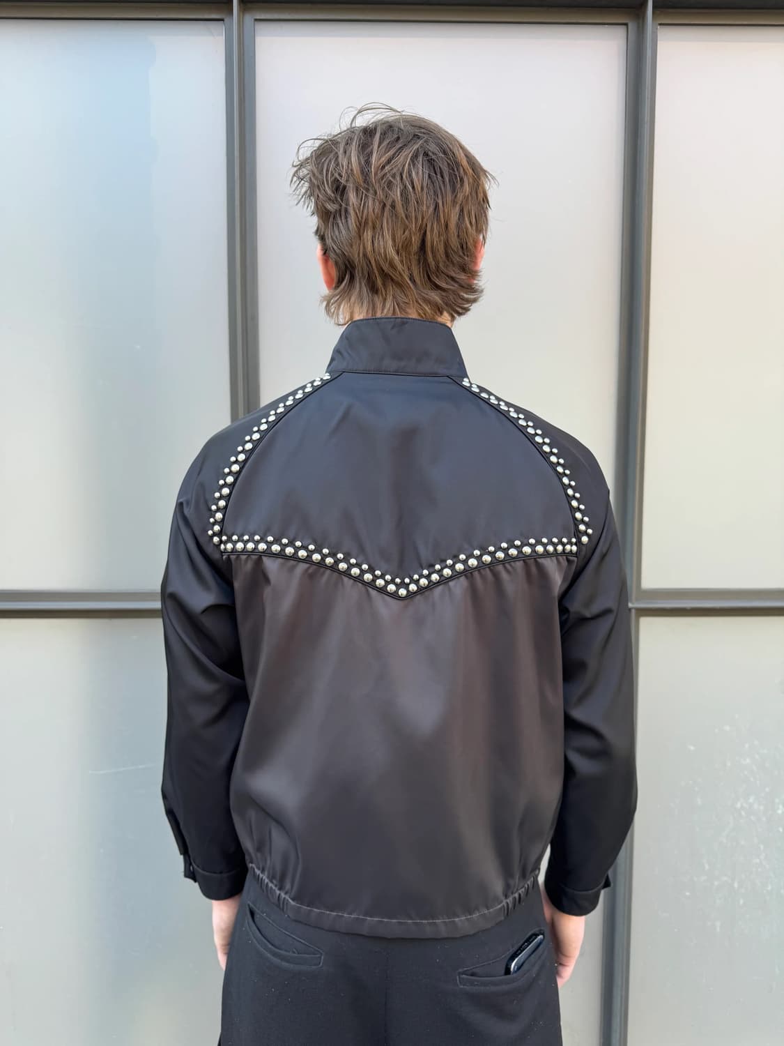 [48] prada 12ss collection studs blouson 상품이미지9