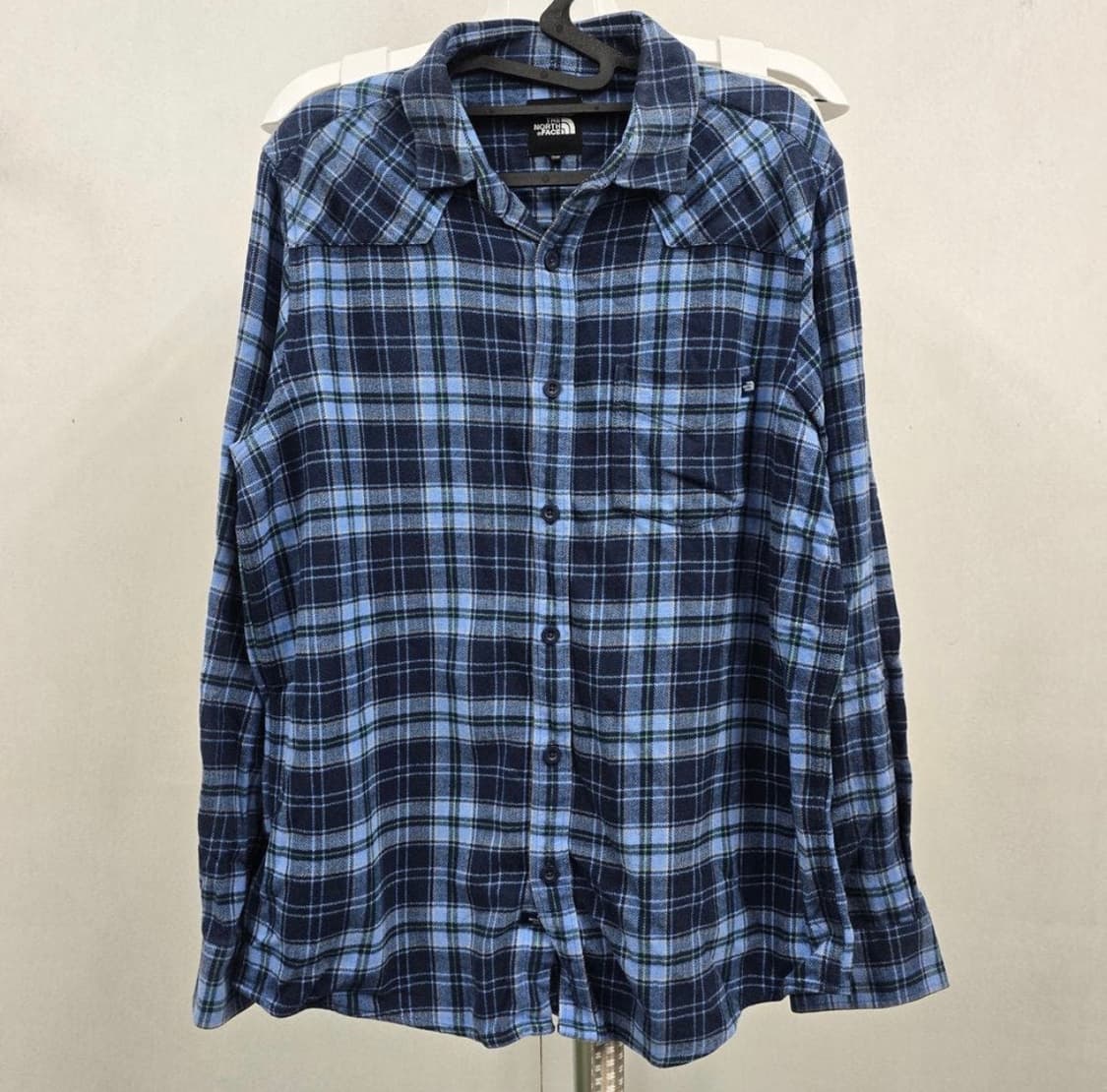 [정품/100(L)] 노스페이스 남성 체크 셔츠 상품이미지1