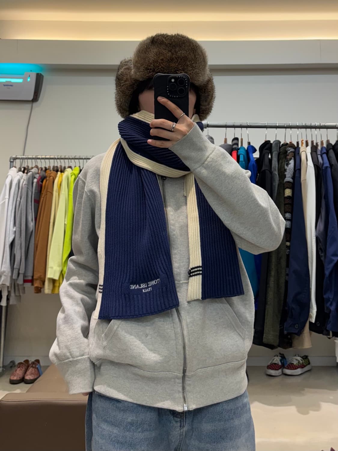 스톤아일랜드 니트 머플러 상품이미지6