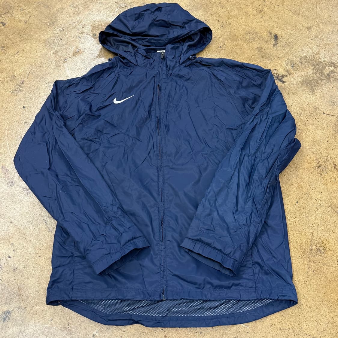 [정품/L] 나이키 네이비 후드 바람막이 점퍼 b18 상품이미지2