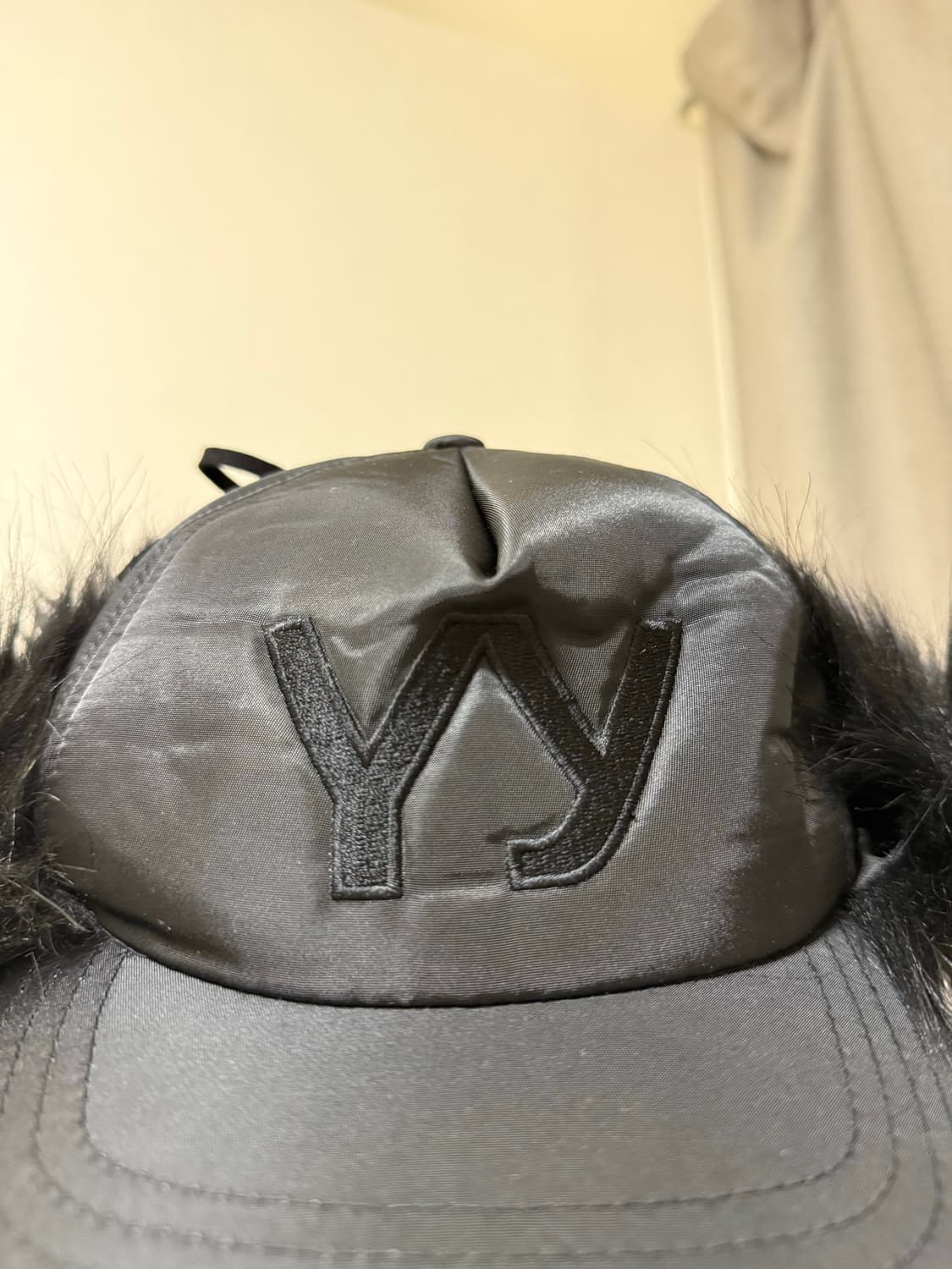 오픈yy 포우 퍼 모자 이어플랩 캡 군밤모자 블랙 상품이미지3