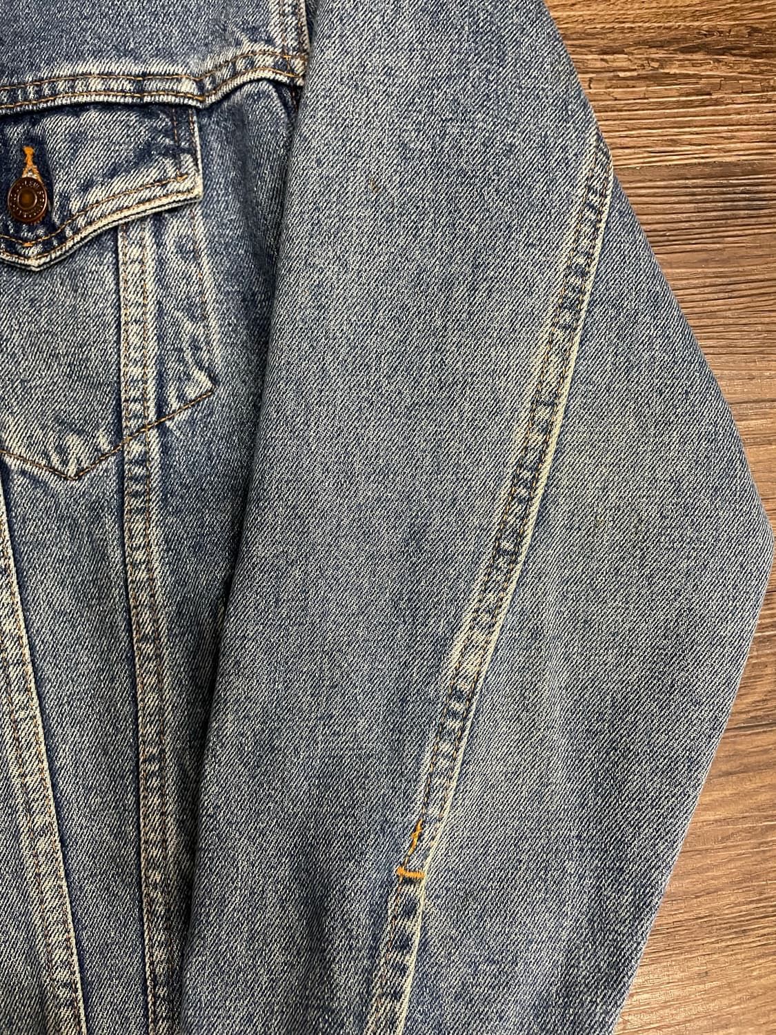 90s 리바이스 70507 트러커 데님 자켓 상품이미지5