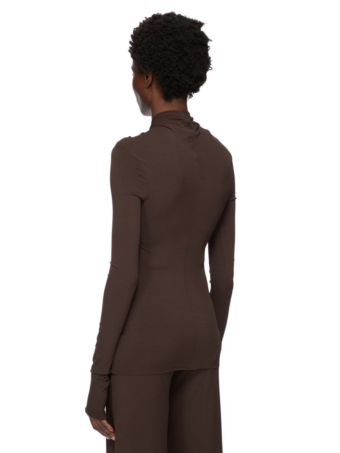 [40,44]릭오웬스 CONCORDIANS 드레이프 탑/브라운 상품이미지4