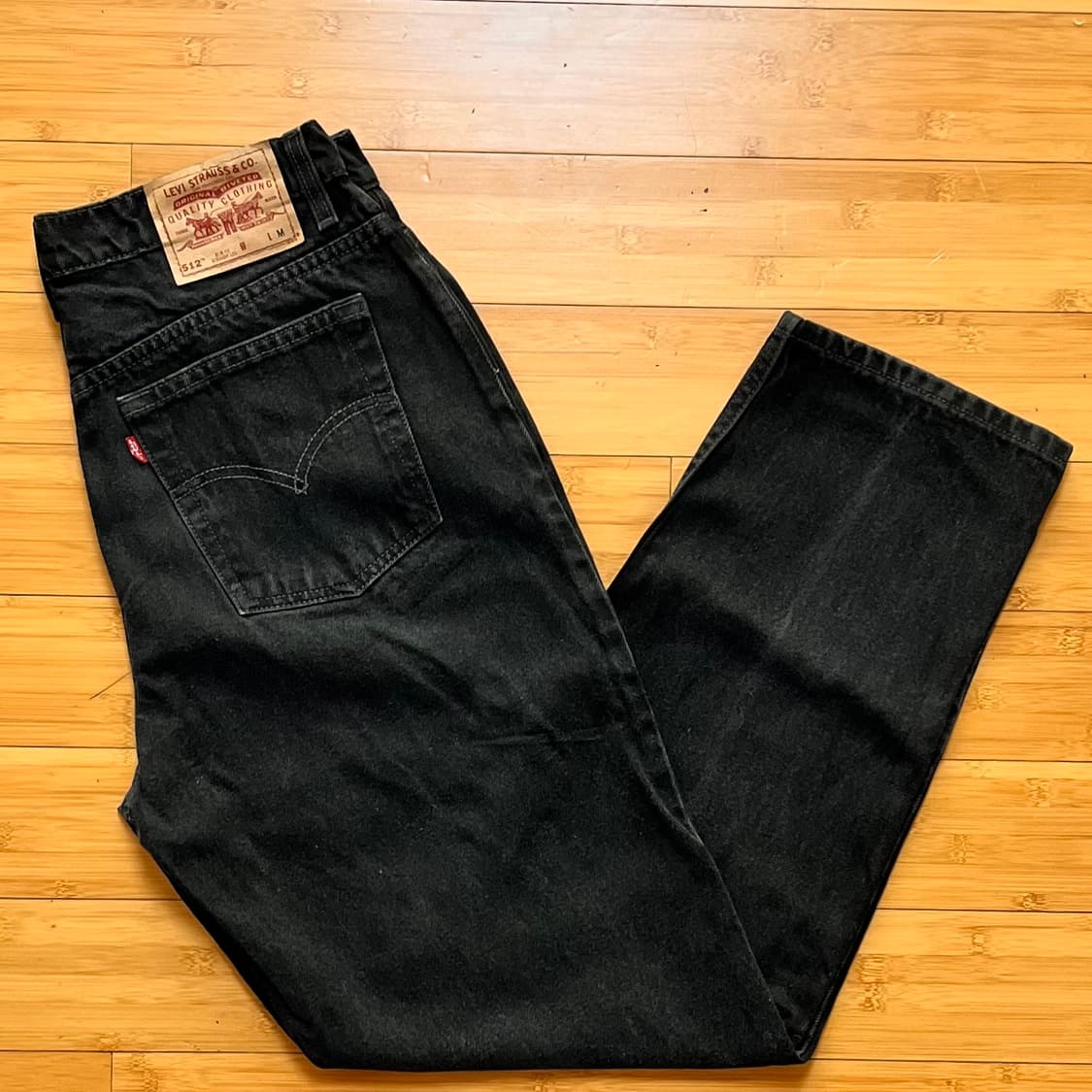 리바이스 512 블랙진 데님팬츠 W L M 상품이미지1