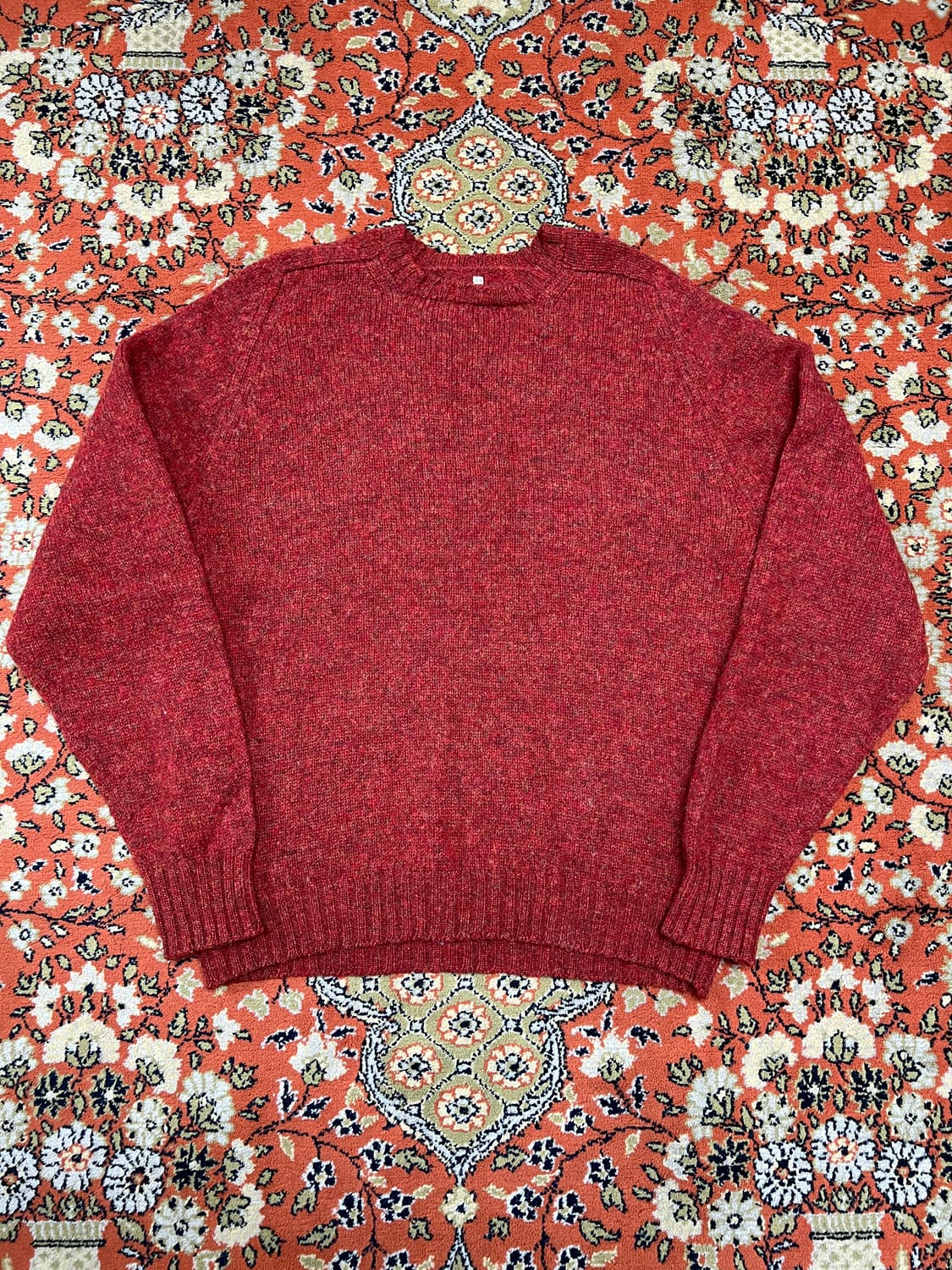 [44] SCOTTISH SHETLAND 레드 니트 상품이미지1