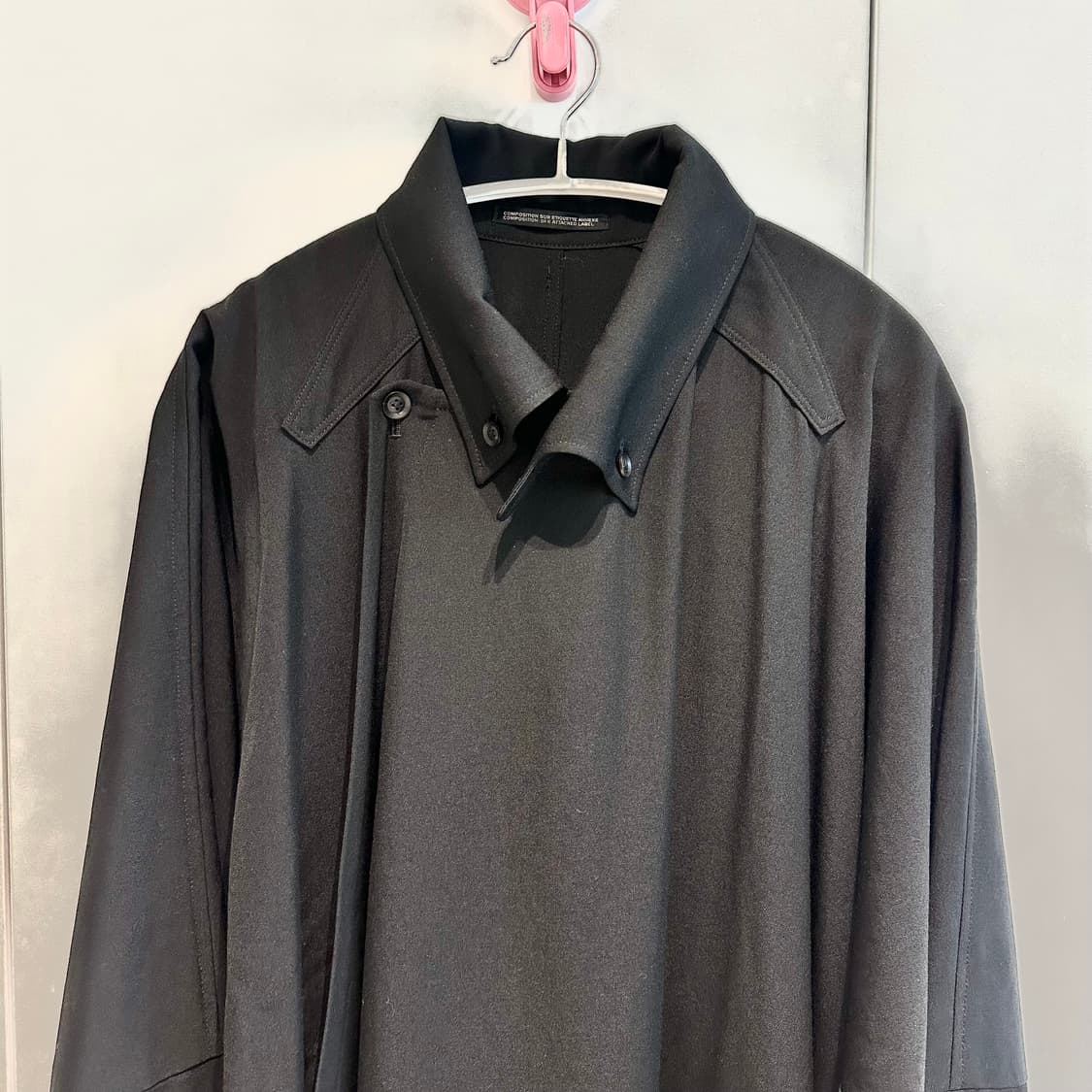 요지야마모토 19fw 랩맥시 코트 상품이미지5