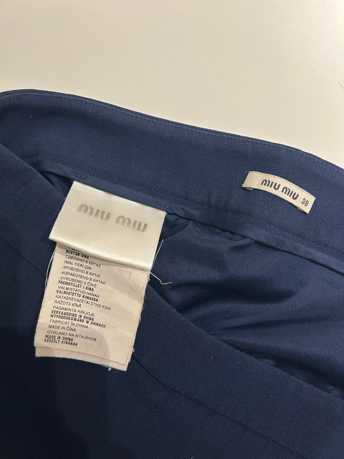 Miumiu 미우미우 비스코트 스커트 상품이미지6