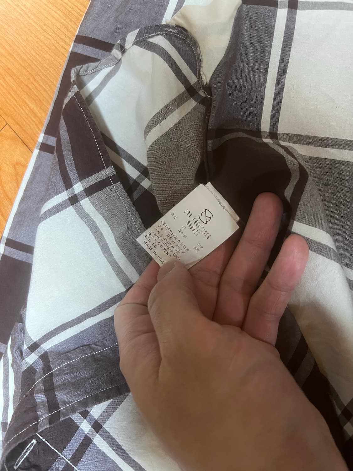 Kenneth field  check shirts 케네스필드 체크셔츠 상품이미지6